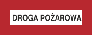 Znak Droga pożarowa