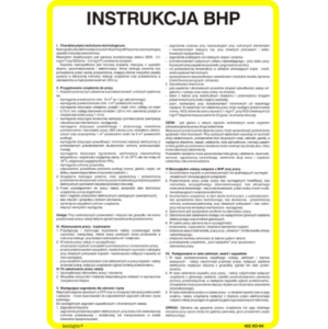 Instrukcja BHP w punktach małej gastronomi
