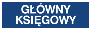 Znak GŁÓWNY KSIĘGOWY