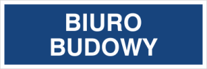 Znak BIURO BUDOWY