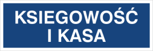 Znak KSIĘGOWOŚĆ I KASA
