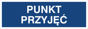 Znak PUNKT PRZYJĘĆ
