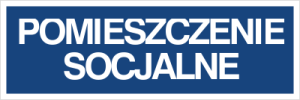 Znak POMIESZCZENIE SOCJALNE