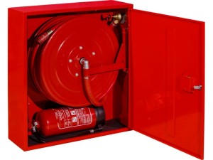 Hydrant DN 25 z wężem 20mb. ZAWIESZANY z miejscem na gaśnicę pod hydrantem