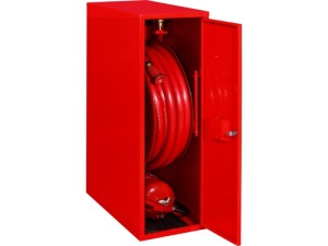 Hydrant DN 25 BOCZNY z wężem 30mb. ZAWIESZANY  z miejscem na gaśnicę pod hydrantem