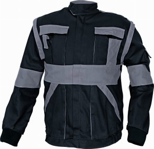 Bluza robocza MAX 2 w 1 czarny-szary 60