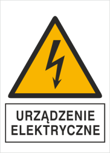 Znak Urządzenie elektryczne