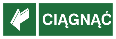 ciągnąć aby otworzyć