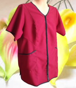 Fartuch ochronny MARIA bordo r. XXL  