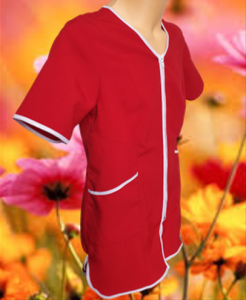 Fartuch ochronny MARIA czerwony r. 3XL