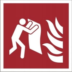 Znak KOC GAŚNICZY płyta fotoluminescencyjna 