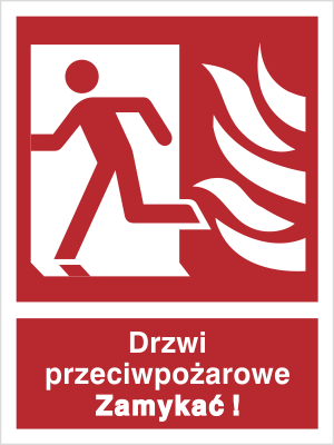 Drzwi przeciwpożarowe ZAMYKAĆ (lewo).png